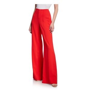 Alice + Olivia Dylan Pant Size 2 in Bright Poppy